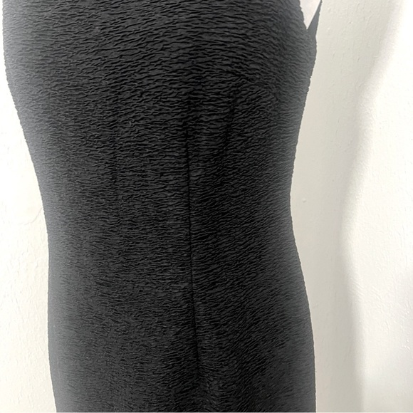 Jessica Howard Women Petite 10P Black 2 Piece Dress Matching Embellished Jacket - Picture 3 of 15